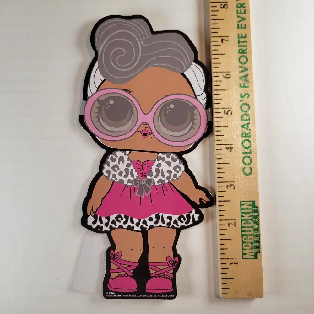 LOL Surprise Craft Kits Set of 8 Girl Party Favor DIY Dress Up Cardboard
